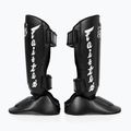 Fairtex Abnehmbare In-Step Schienbeinschoner, auch bekannt als Schienbeinschützer. "Twister" schwarz 3