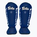 Fairtex Abnehmbare In-Step Schienbeinschoner, auch bekannt als Schienbeinschützer. "Twister" blau