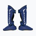 Fairtex Abnehmbare In-Step Schienbeinschoner, auch bekannt als Schienbeinschützer. "Twister" blau 3