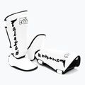 Schienbeinschützer Fairtex Detachable In-Step Shin Pads A.K.A. "Twister" white