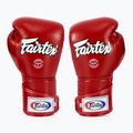 Boxhandschuhe Fairtex Stylish Angular SPaarring - Locked Thumb red