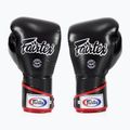 Fairtex Stylish Angular Sparring Boxhandschuhe - Locked Thumb schwarz/weiß/rot