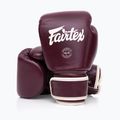 Boxhandschuhe Fairtex Real Leather Boxing maroon 4