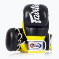 Fairtex Super Sparring Grappling Handschuhe schwarz/gelb 4