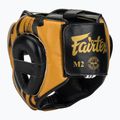 Boxhelm Fairtex Microfiber Headguard gold 3
