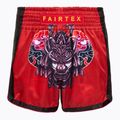 Fairtex Kinder Boxershorts BSK2108 'Stiller Krieger' rot