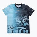 Trainingshirt YOKKAO Breakfast At The Gym blau WTYS-BG-5