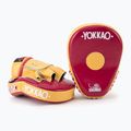 Trainingsschild YOKKAO Focus Mitts Open rot-gelb FYML-21 3
