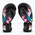 Herren Boxhandschuhe YOKKAO Flames schwarz 4