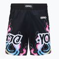 Herren-Trainingsshorts YOKKAO Flames Workout black
