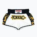 Herren-Trainingsshorts YOKKAO Original Muay Thai white
