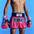 Herren-Trainingsshorts YOKKAO Original Muay Thai magenta 8