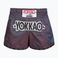Trainingsshorts Herren YOKKAO Lunar Muay Thai iridescent blue grey