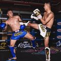 Herren-Trainingsshorts YOKKAO Original Muay Thai electric blue 10