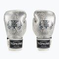 Top King Muay Thai Super Star Snake weiße Boxhandschuhe TKBGSS-02A-WH