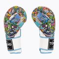 Top King Boxing Culture weiß/blaue Boxhandschuhe 3