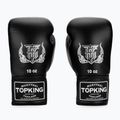 Top King Muay Thai Pro schwarze Boxhandschuhe