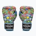 Top King Boxing Culture schwarz/blaue Boxhandschuhe