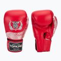 Boxhandschuhe Top King Muay Thai Power Snake red/silver