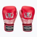 Boxhandschuhe Top King Muay Thai Power Snake red/silver 2