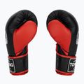 Top King Reborn Boxhandschuhe Semi Leder schwarz/rot 3