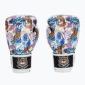 Top King Boxing Wild Tiger schwarz/weiße Boxhandschuhe