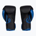 Top King Reborn Boxhandschuhe Semi Leder schwarz/blau 2