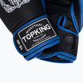 Top King Reborn Boxhandschuhe Semi Leder schwarz/blau 5