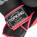 Top King Reborn Boxhandschuhe Semi Leder schwarz/rosa 4