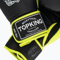 Top King Reborn Boxhandschuhe Semi Leder schwarz/gelb 4