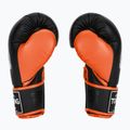 Top King Reborn Boxhandschuhe Semi Leder schwarz/orange 3