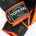 Top King Reborn Boxhandschuhe Semi Leder schwarz/orange 4