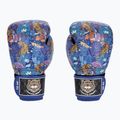 Top King Boxing Wild Tiger schwarz/blaue Boxhandschuhe