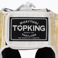 Top King Super Star weiß/goldener Boxhelm 5