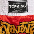 Top King Thai Boxing Trainingsshorts rot/weiß 3