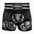 Top King Kickboxing Trainingsshorts schwarz/silber