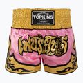 Top King Thai Boxing Trainingsshorts rosa/gold