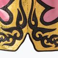 Top King Thai Boxing Trainingsshorts rosa/gold 3
