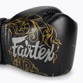 Boxhandschuhe Fairtex Glory Kickboxing Competition Training Boxing black/gold 5