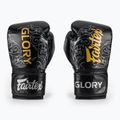 Boxhandschuhe Fairtex Glory Kickboxing Competition Training Boxing black/silver 2