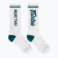 Socken Fairtex "Muay Thai" white/green