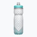 CamelBak Podium Chill 620 ml grau/ teal gestreift Fahrradflasche 2