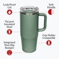 Thermobecher CamelBak Thrive Mug Insulated SST 950 ml moss 6