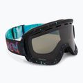 Skibrille DRAGON D1 OTG rattle can/lumalens dark smoke/lumalens flash blue 2