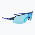 Sonnenbrille Nike Flyfree Shield P matte obsidian/polar blue mirror/road