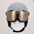 Skihelm Alpina Arber Visor Q Lite grau matt 7