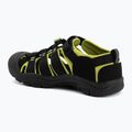 Kinder-Sandalen KEEN Newport H2 black/lime green 3