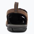 KEEN Clearwater Cnx Leder dunkle Erde/schwarz Herren Sandalen 6