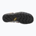 KEEN Clearwater Cnx Leder dunkle Erde/schwarz Herren Sandalen 9
