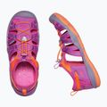 KEEN Moxie lila Wein/Nasturtium Kinder-Trekking-Sandalen 10